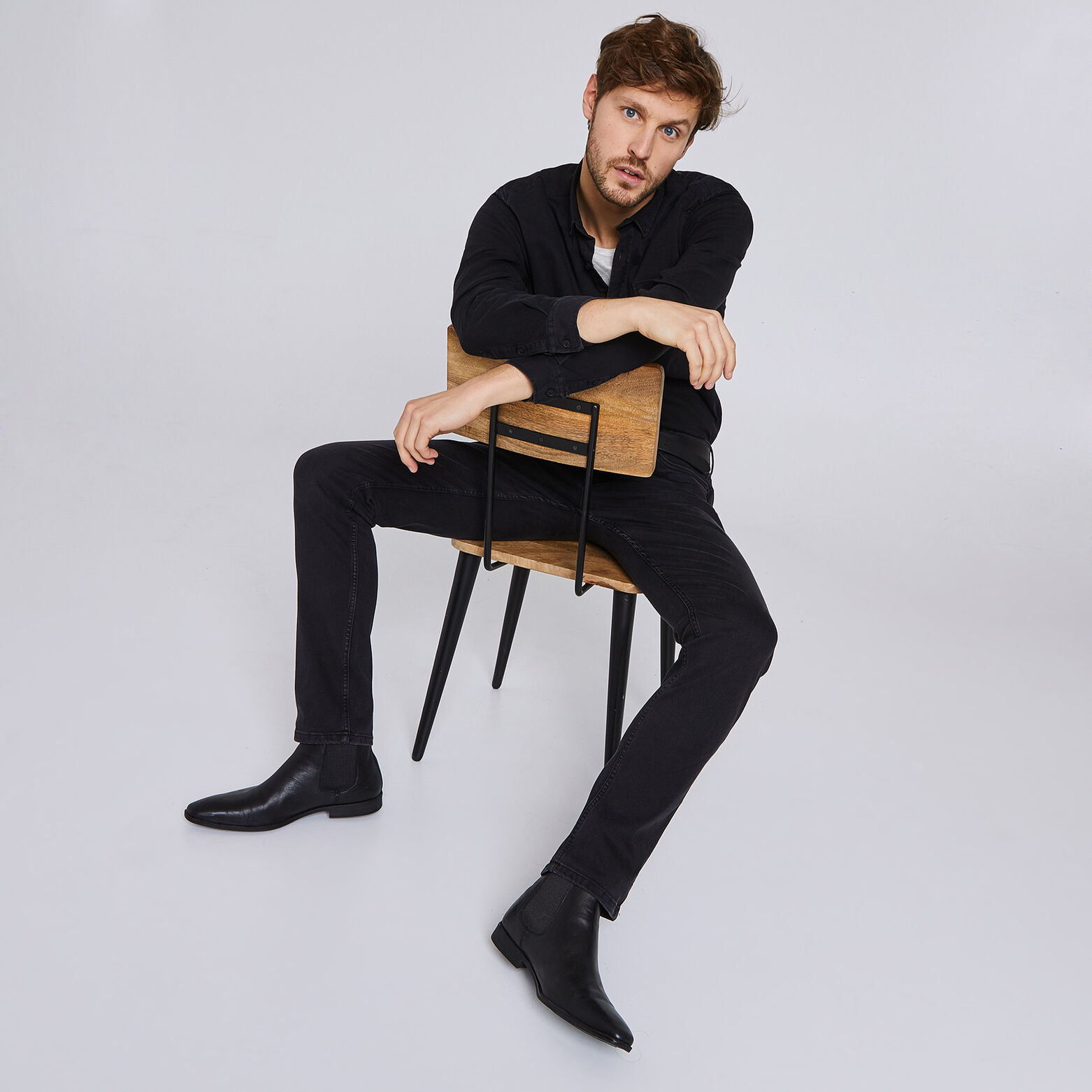 Chemise jean stretch Slim