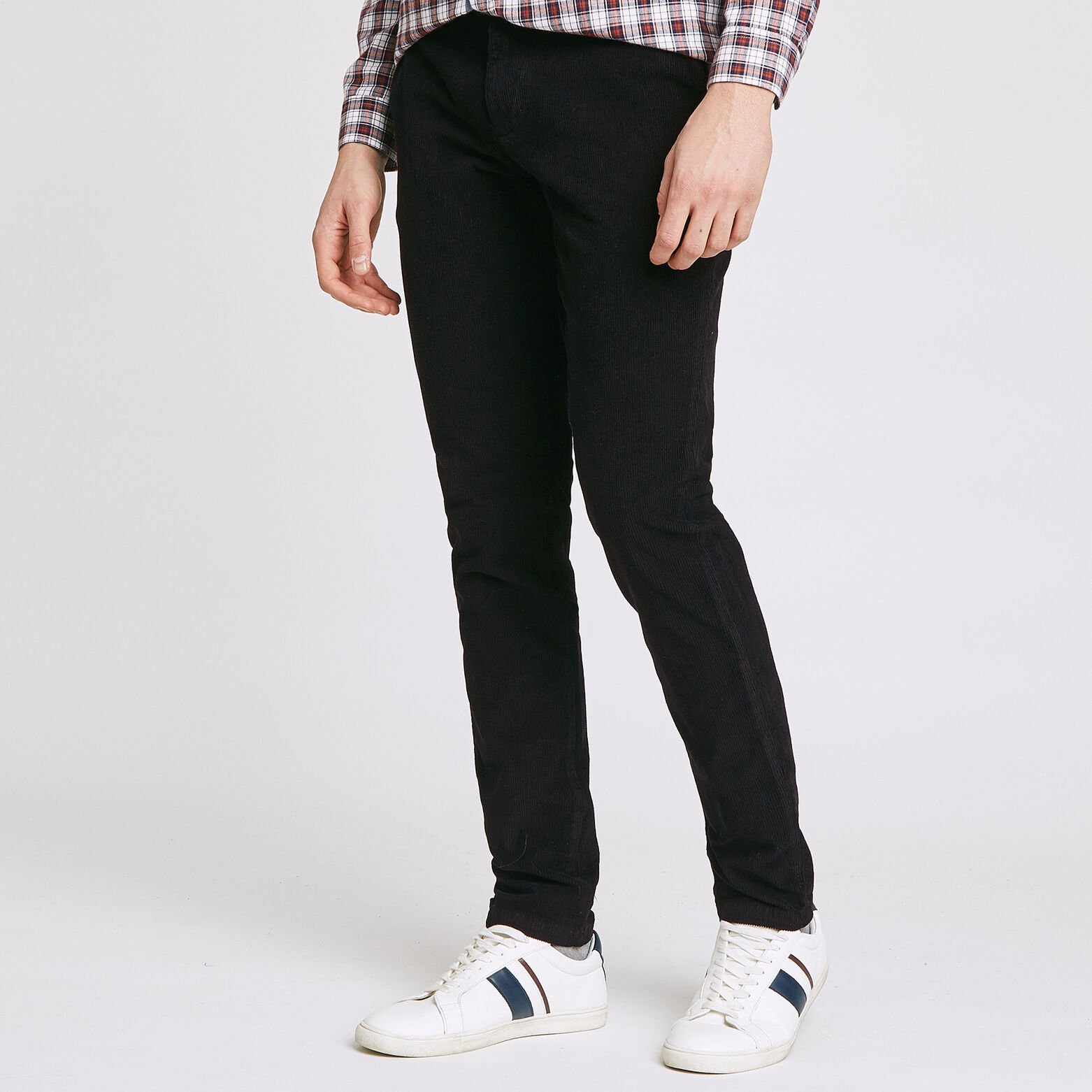 Chino coupe slim en velours