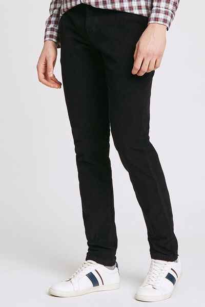 Chino coupe slim en velours