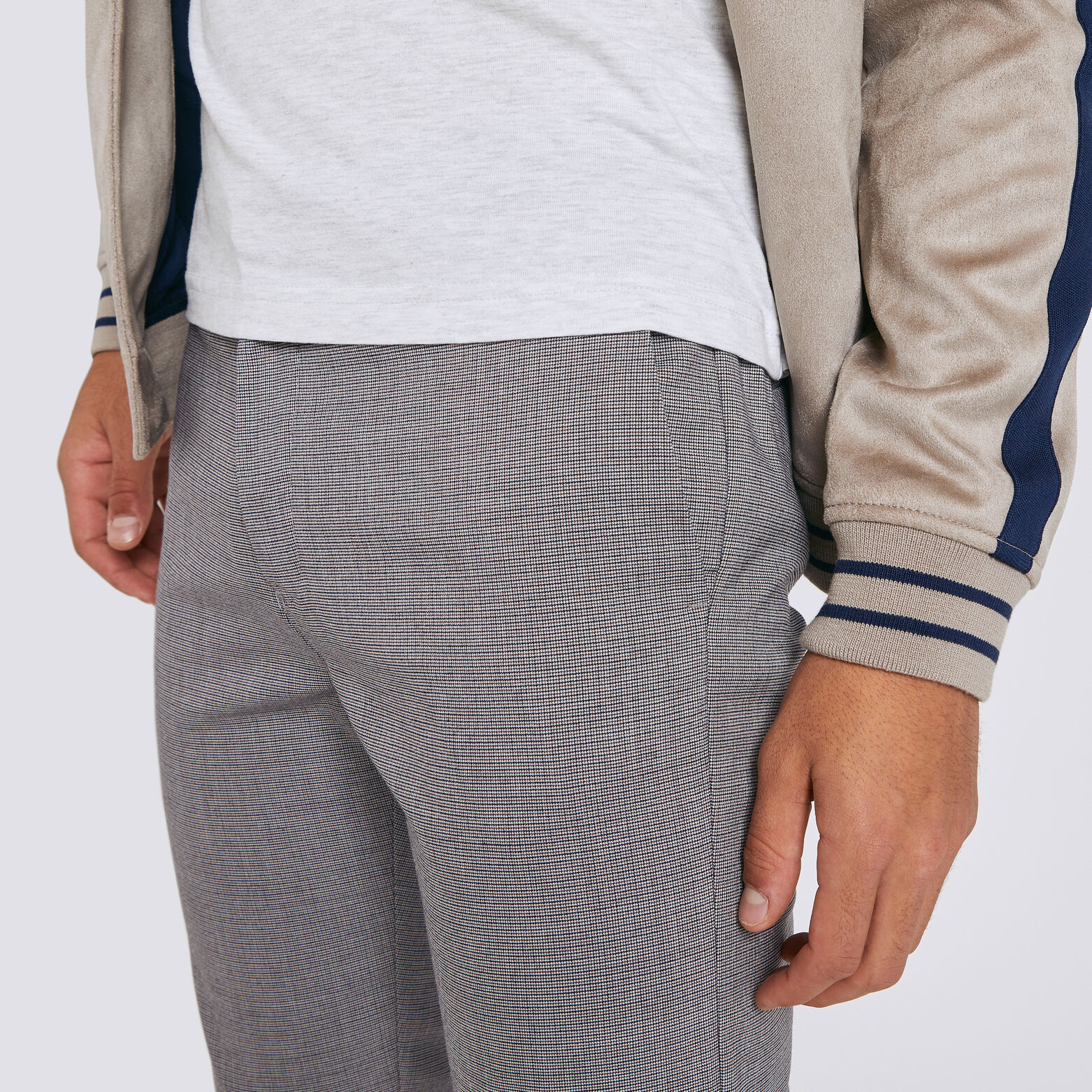 Pantalon slim pied de puce