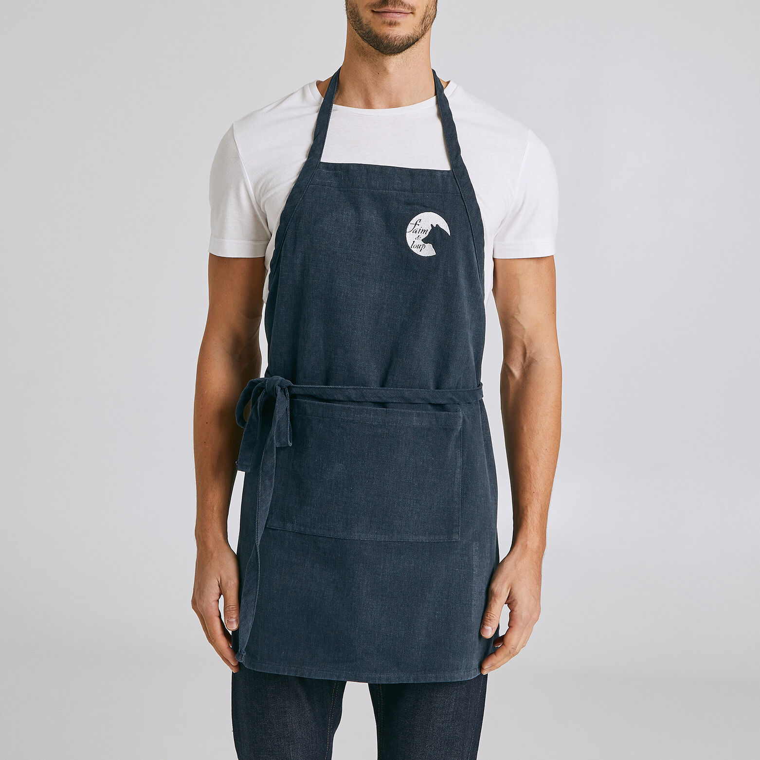 Tablier de cuisine en coton « Faim de loup »