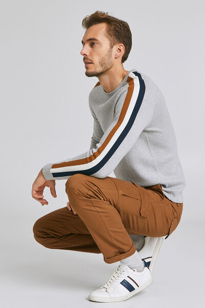 Pull milano avec bandes