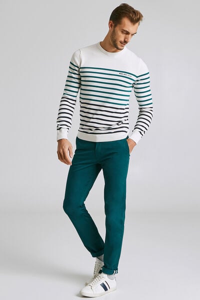 Pantalon chino slim sasha