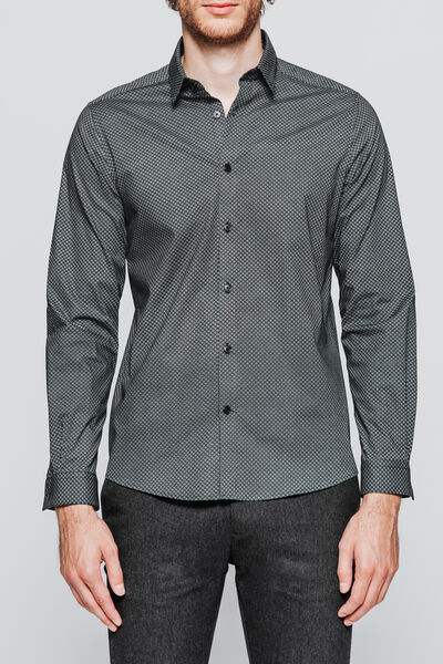 Chemise slim imprimée