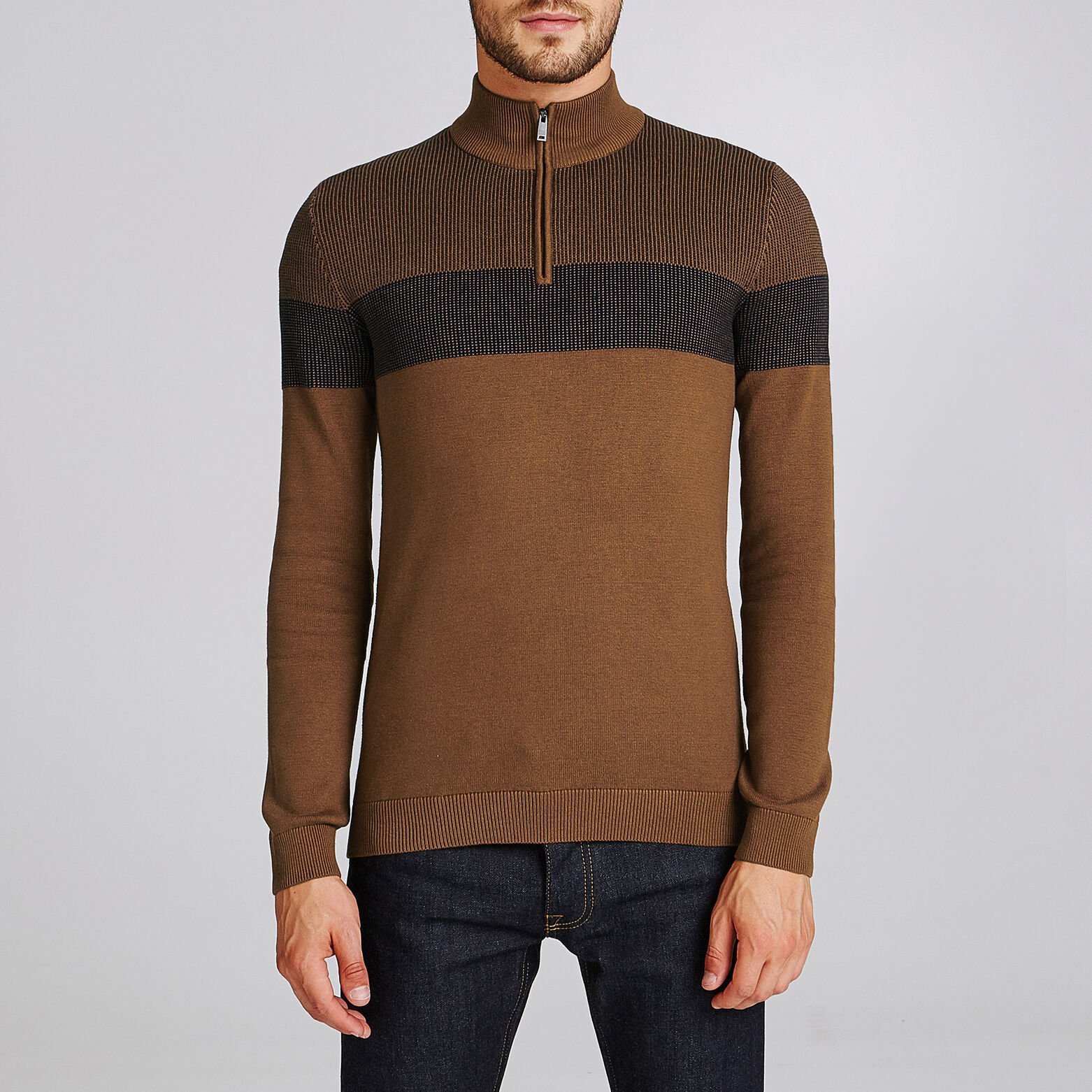 PULL COL MONTANT EFFET BITON