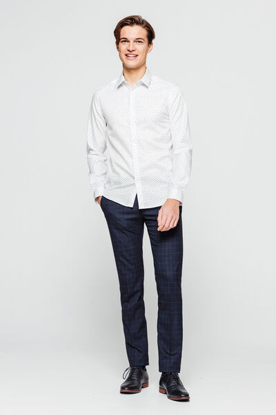 Chemise repassage facile imprimée