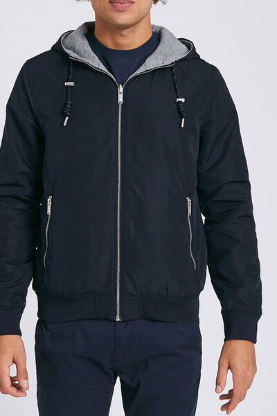 Blouson réversible à capuche