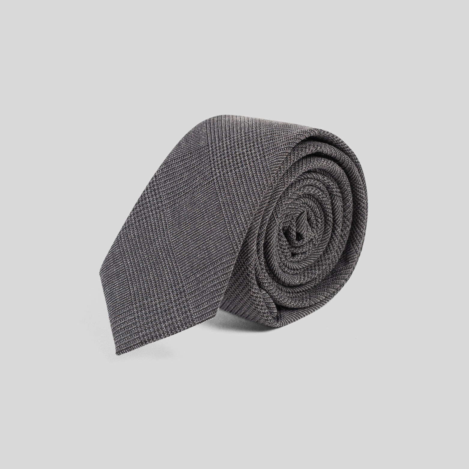 Cravate slim motif prince de Galles