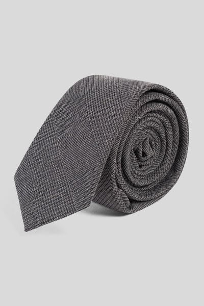 Cravate slim motif prince de Galles