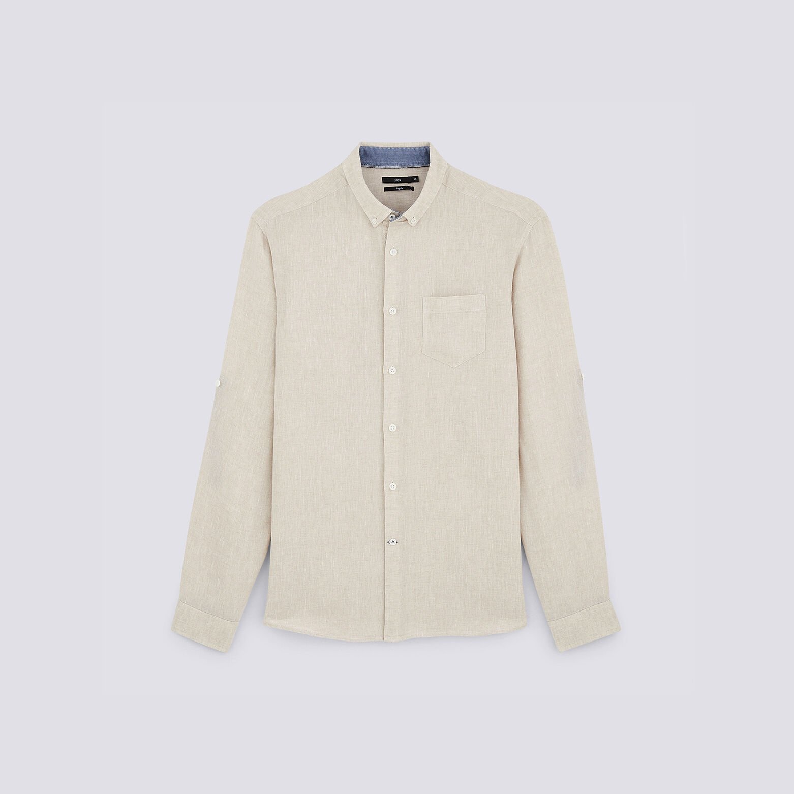Chemise regular lin