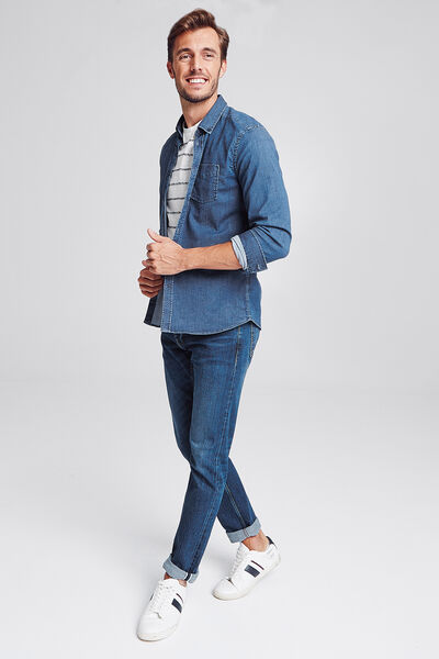 Chemise jean stretch Slim