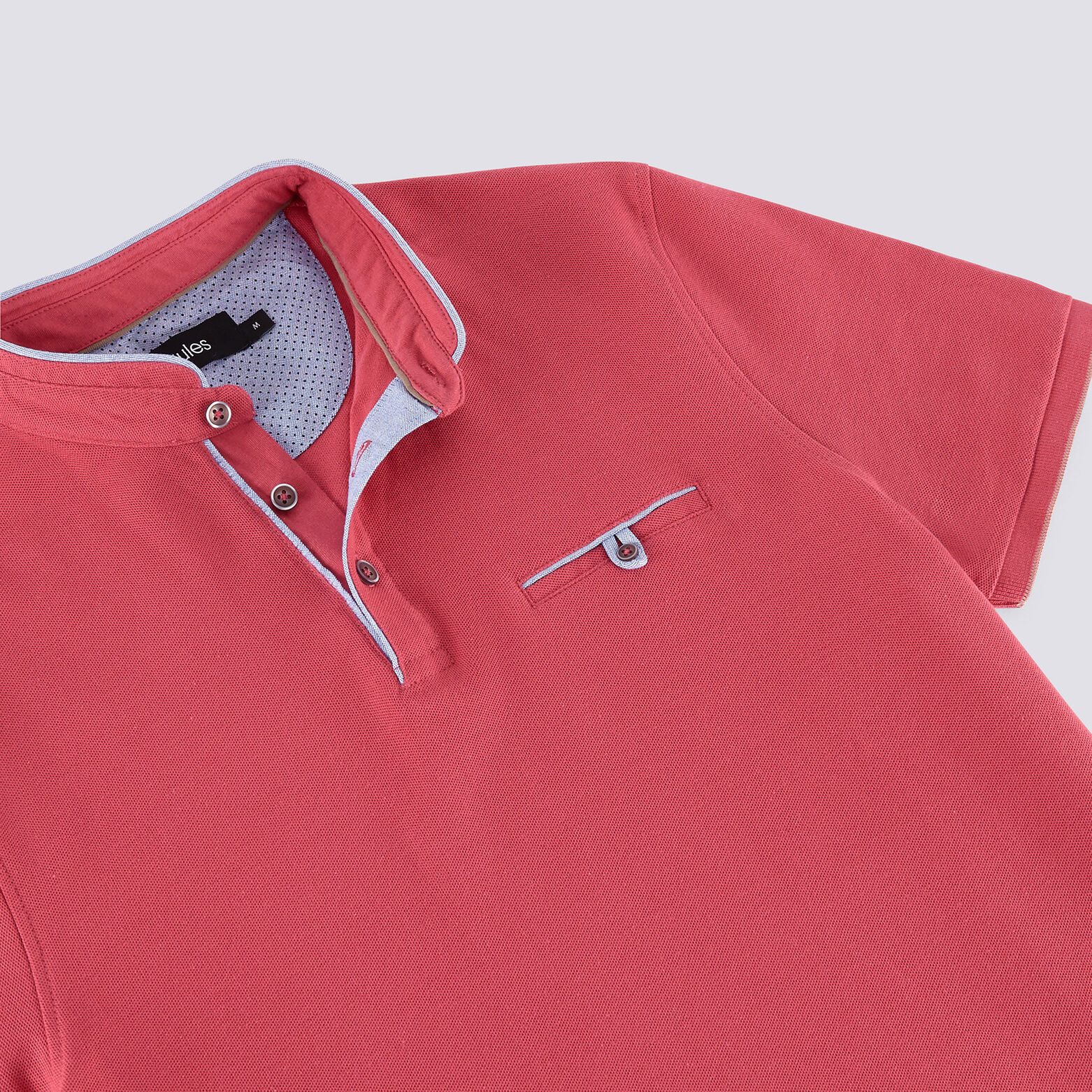 Polo manche courte col officier
