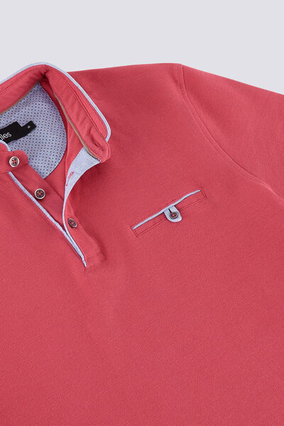 Polo manche courte col officier