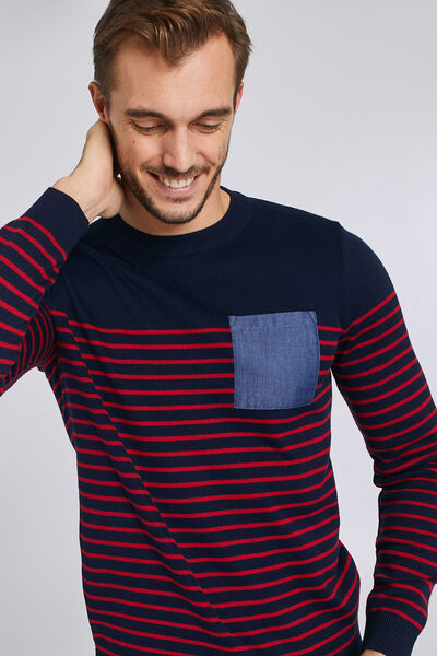 Pull marin maille fine