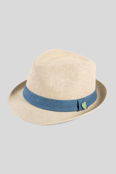 Chapeau de paille avec pin's