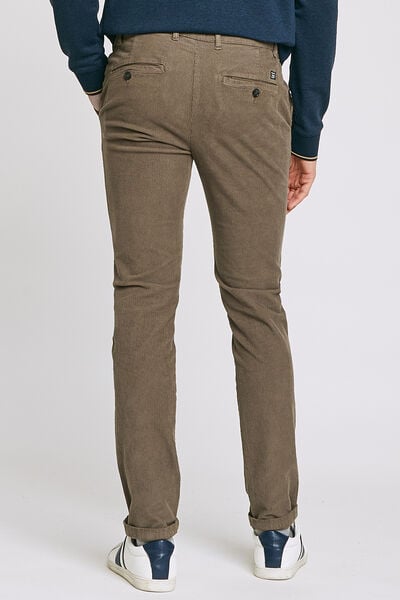 Chino coupe slim en velours