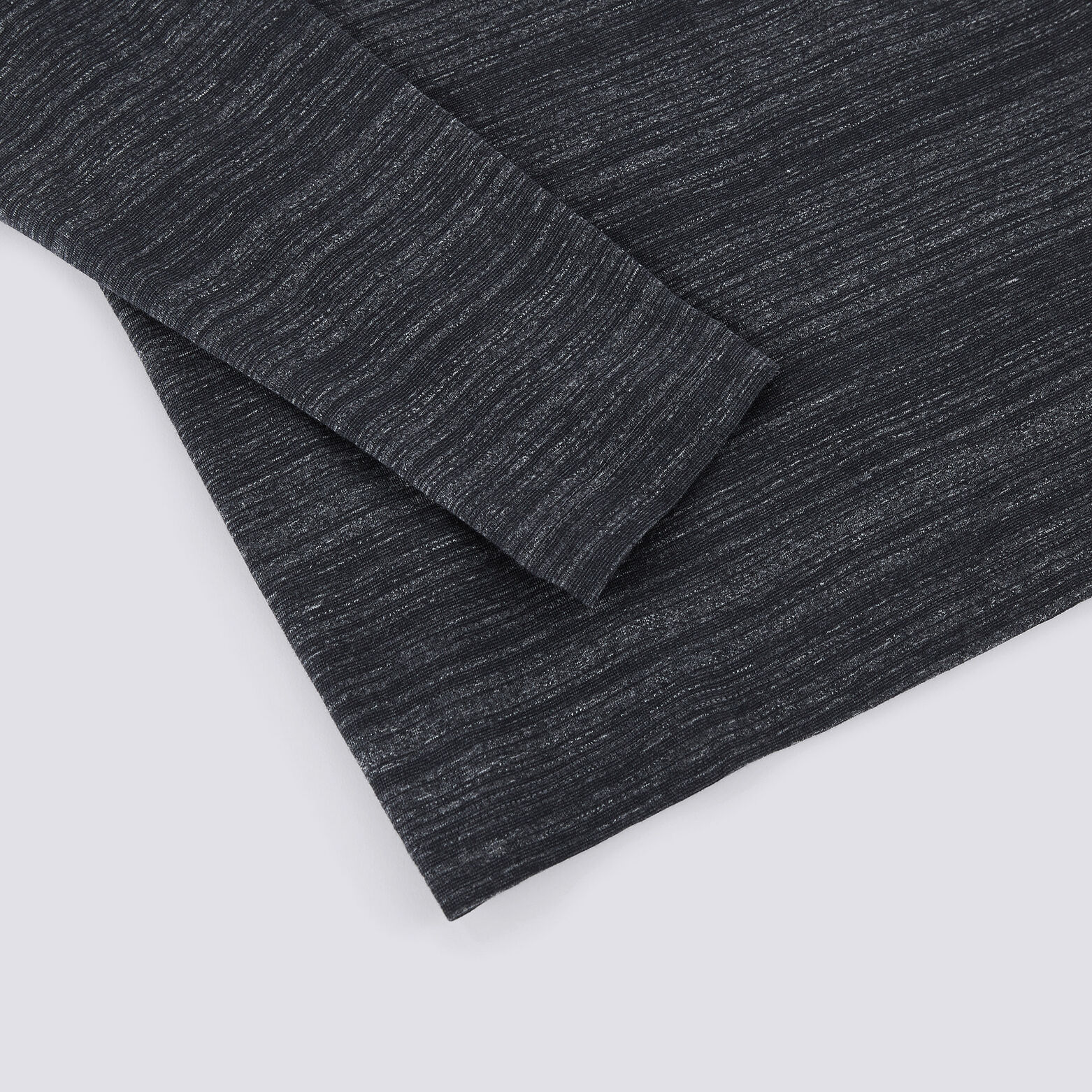 Tee shirt col snood chiné