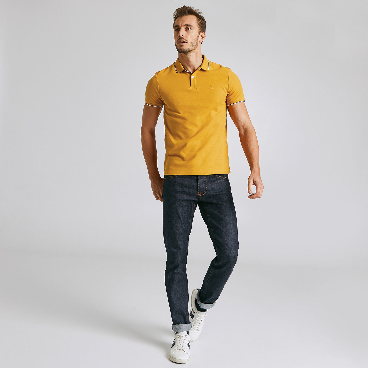 Polo manches courtes regular uni
