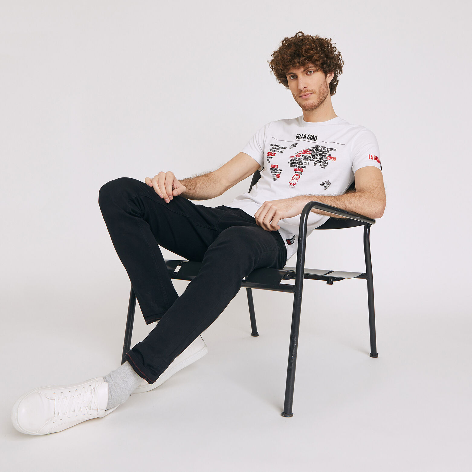Tee shirt col rond NETFLIX La Casa de Papel