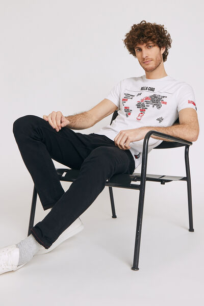 Tee shirt col rond NETFLIX La Casa de Papel