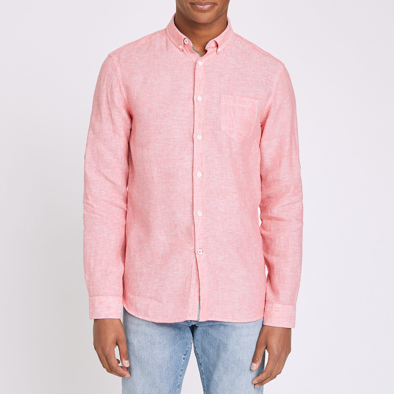 Chemise regular lin