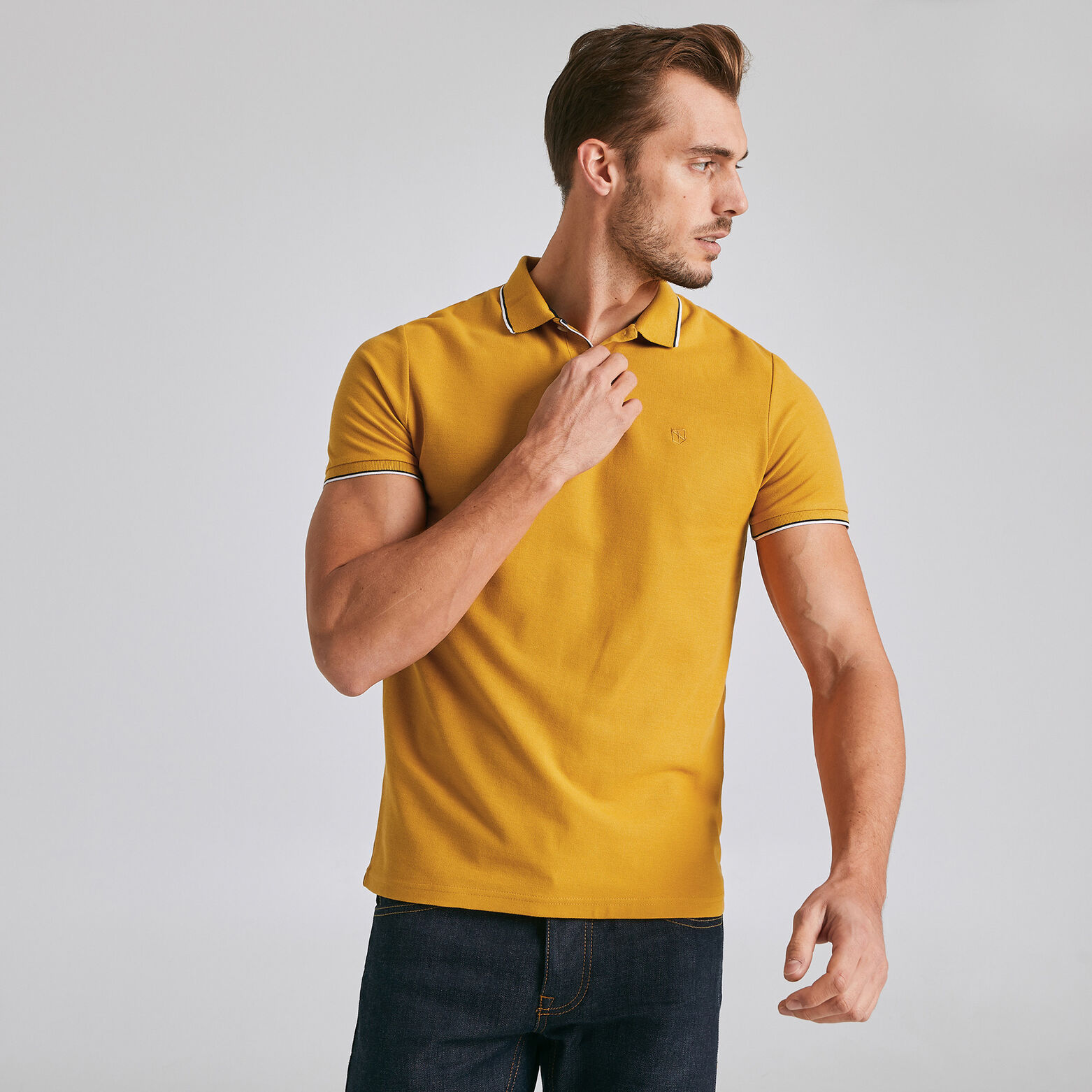 Polo manches courtes regular uni