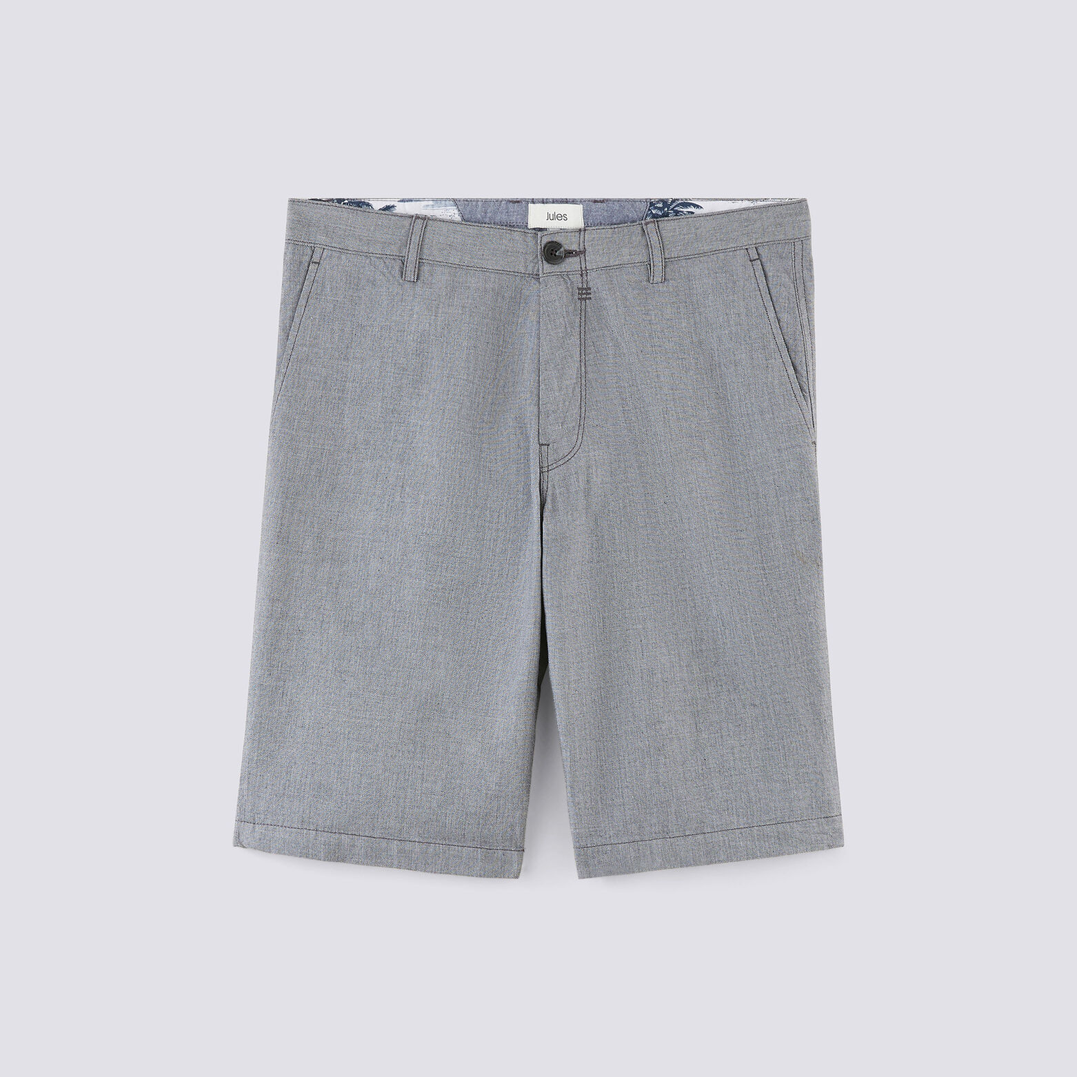 Bermuda chino faux uni