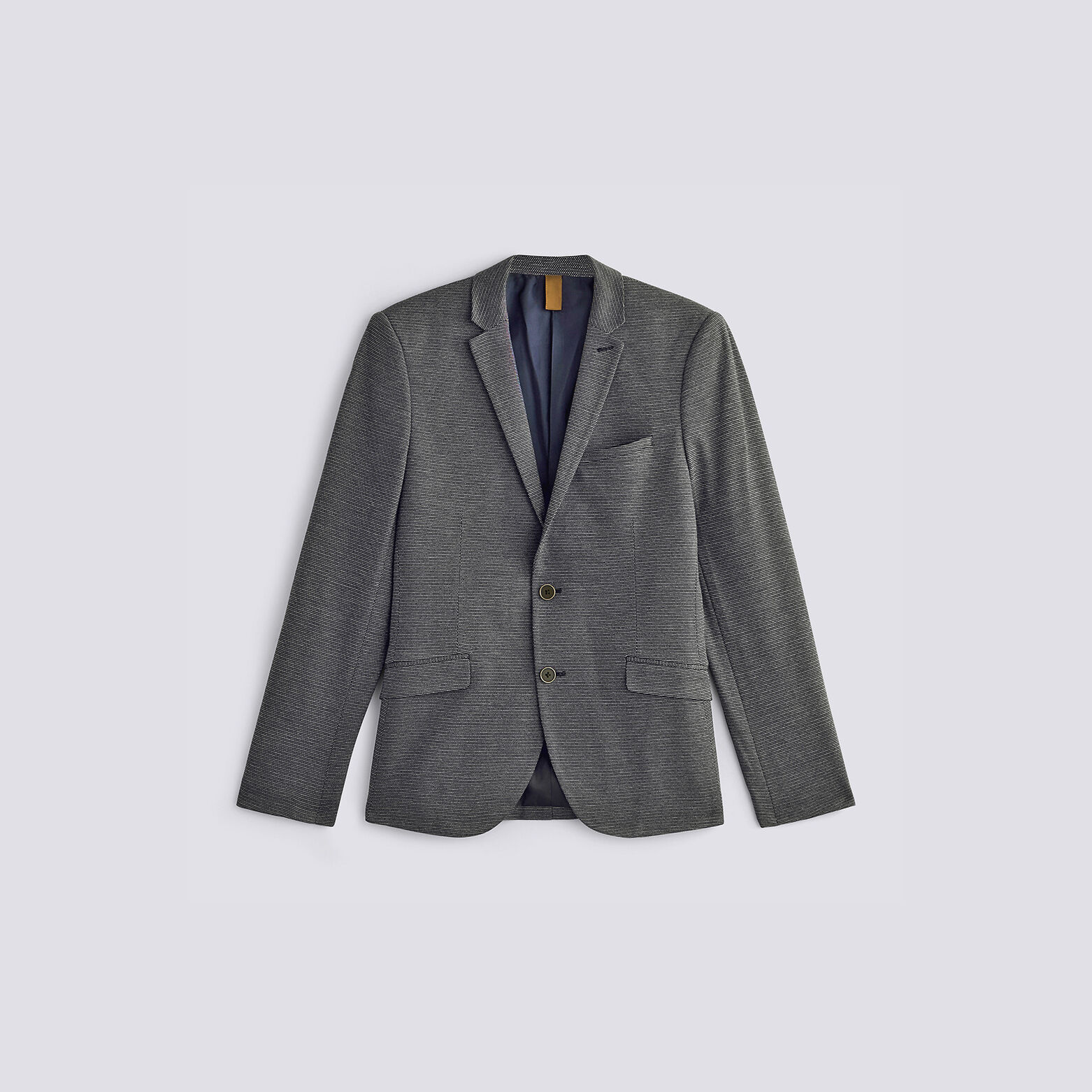 Veste slim maille coudières