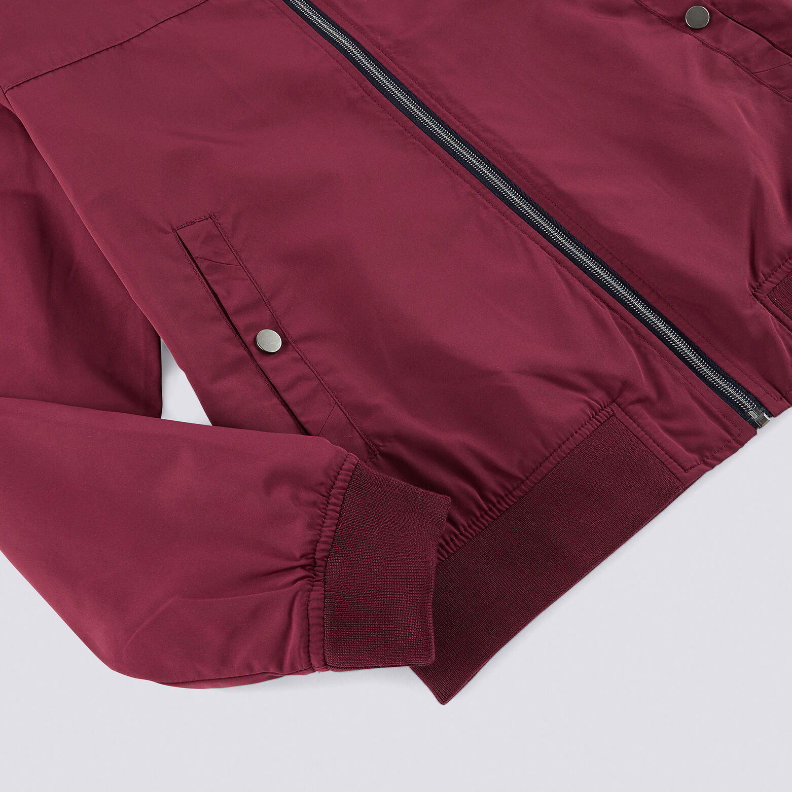 Blouson bomber col teddy déperlant