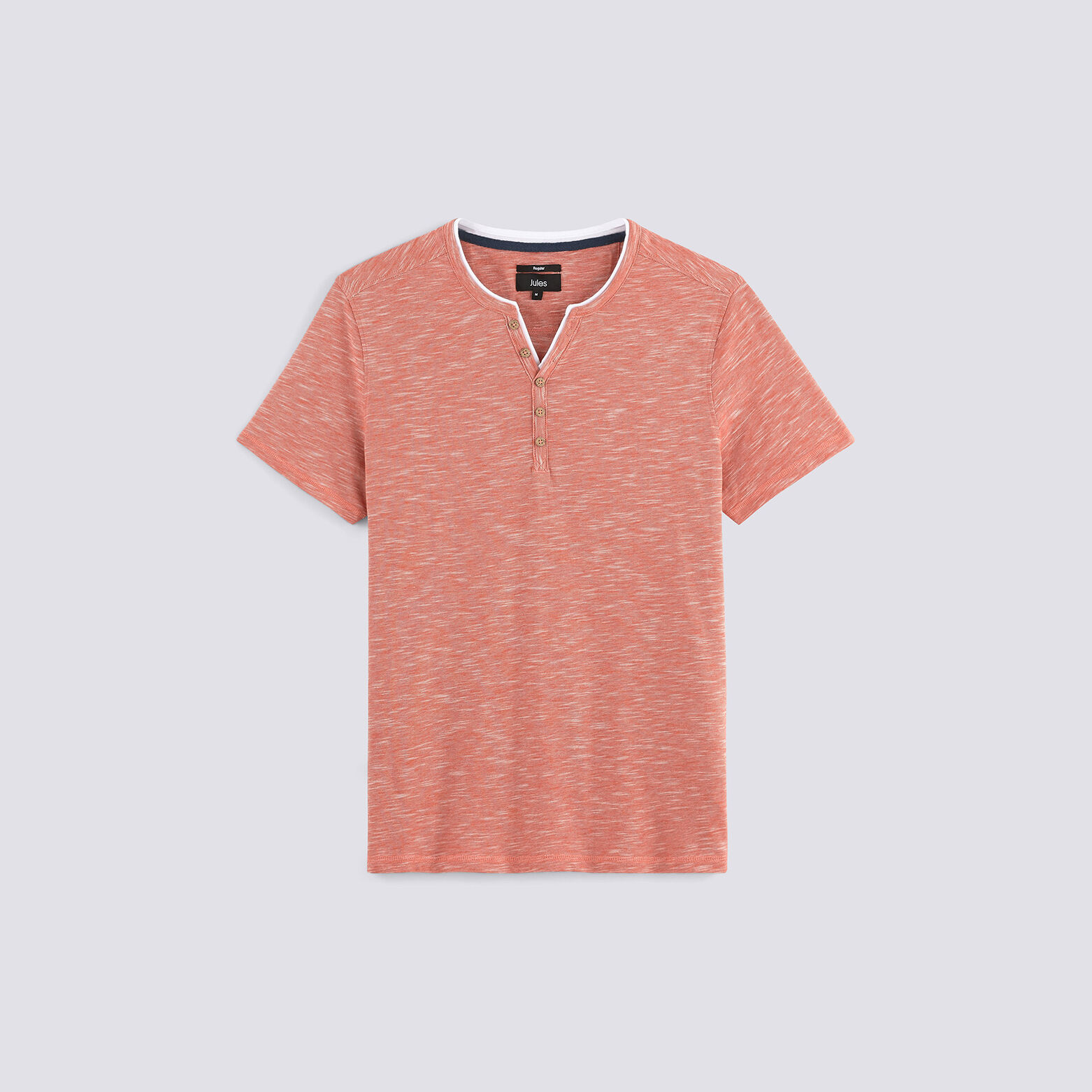 T-shirt col tunisien