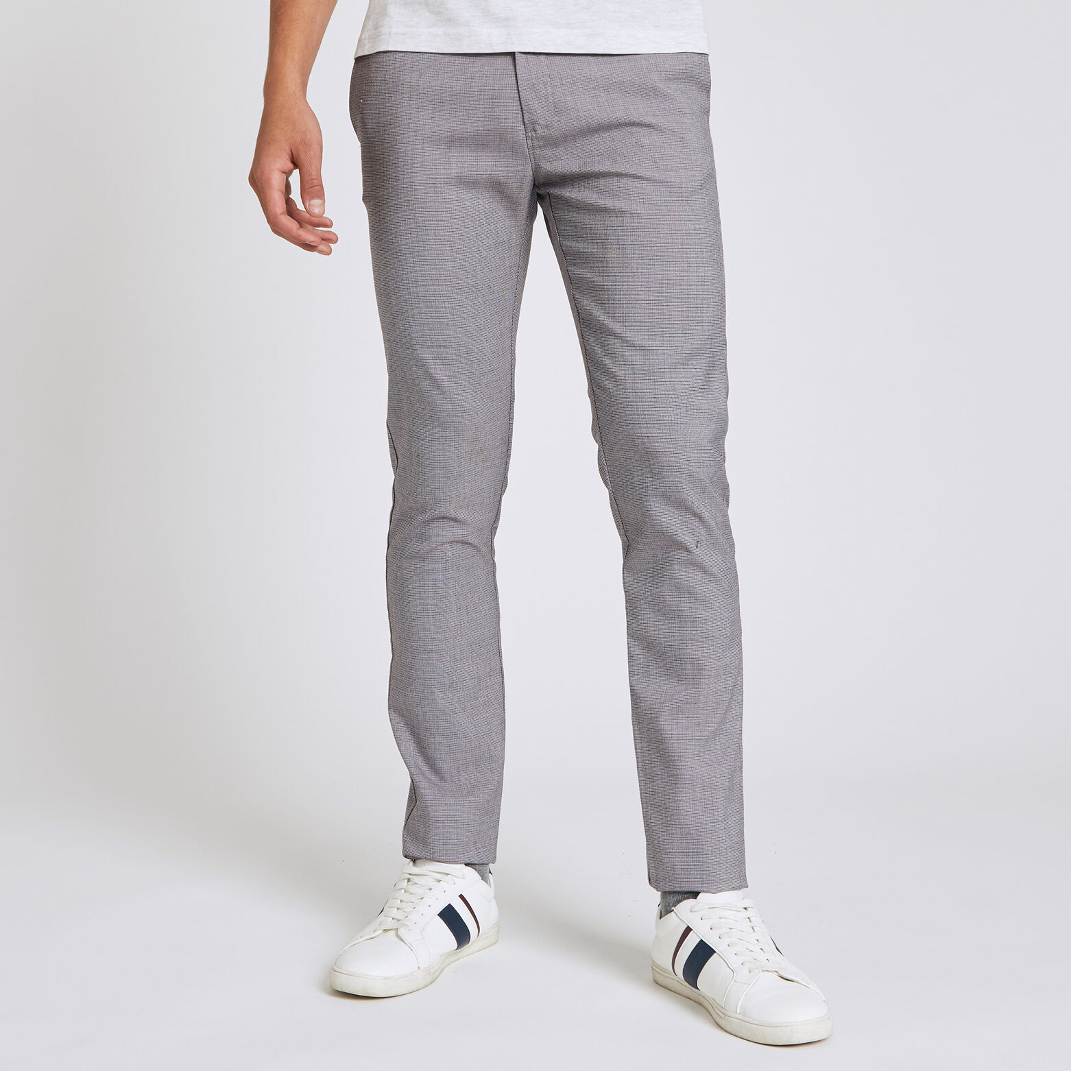 Pantalon slim pied de puce