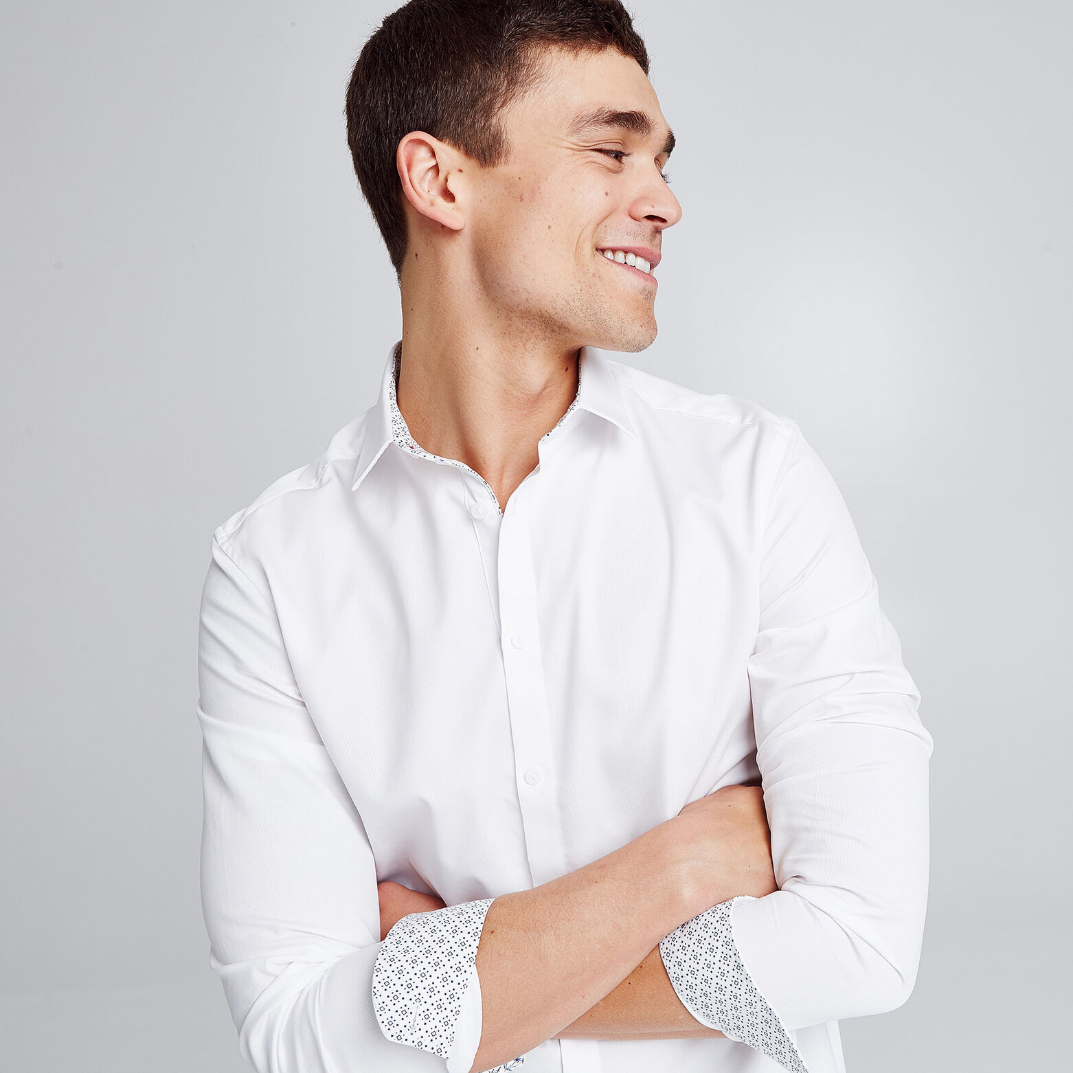 Chemise coupe Regular armurée