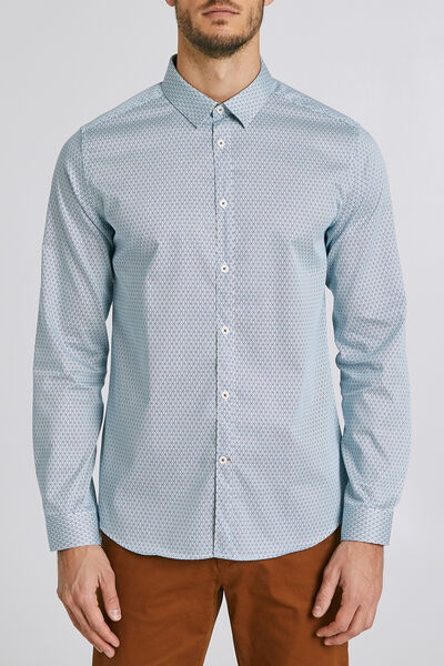 Chemise imprimée coupe ajustée