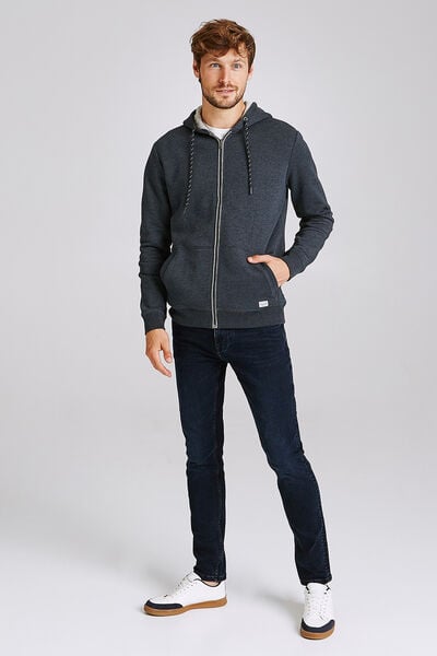 SWEAT ZIPPE CAPUCHE