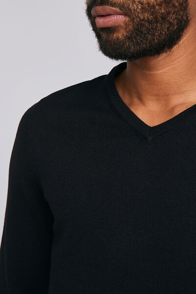 Pull basique col V