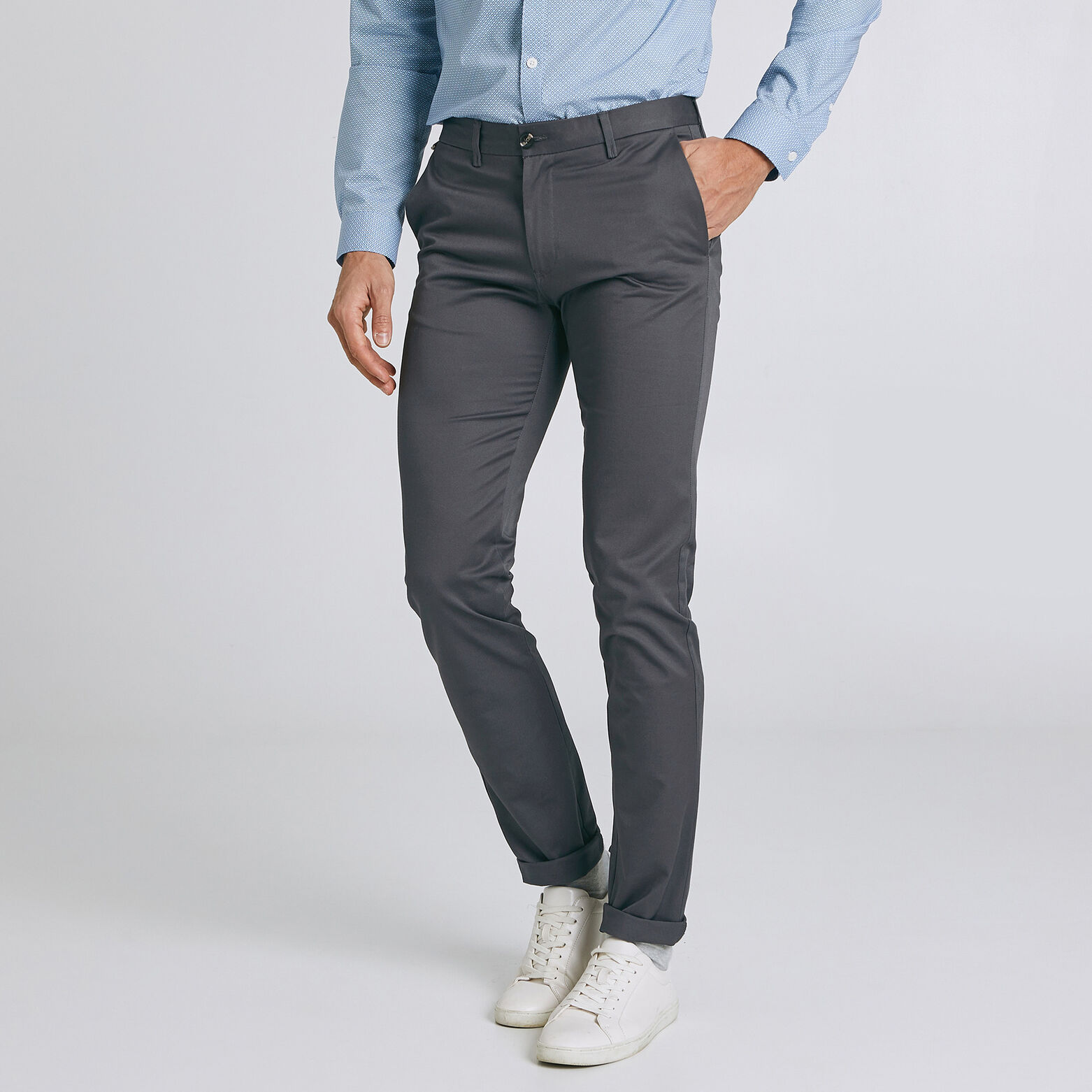 Pantalon  Simon chino uni