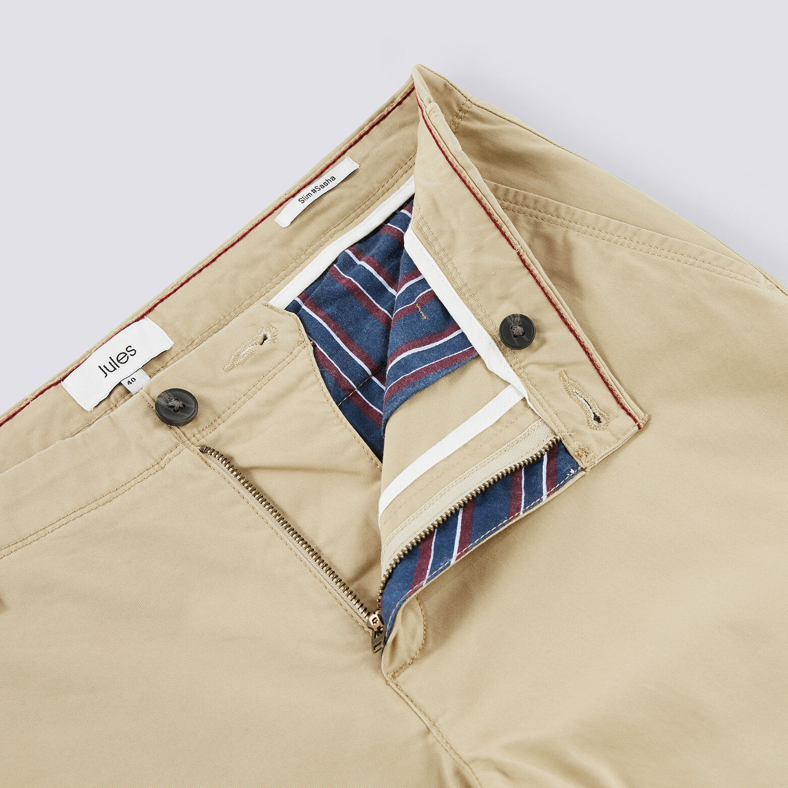 Pantalon chino slim sasha