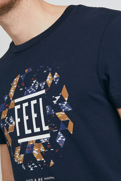 Tee shirt col rond AZTEQUE