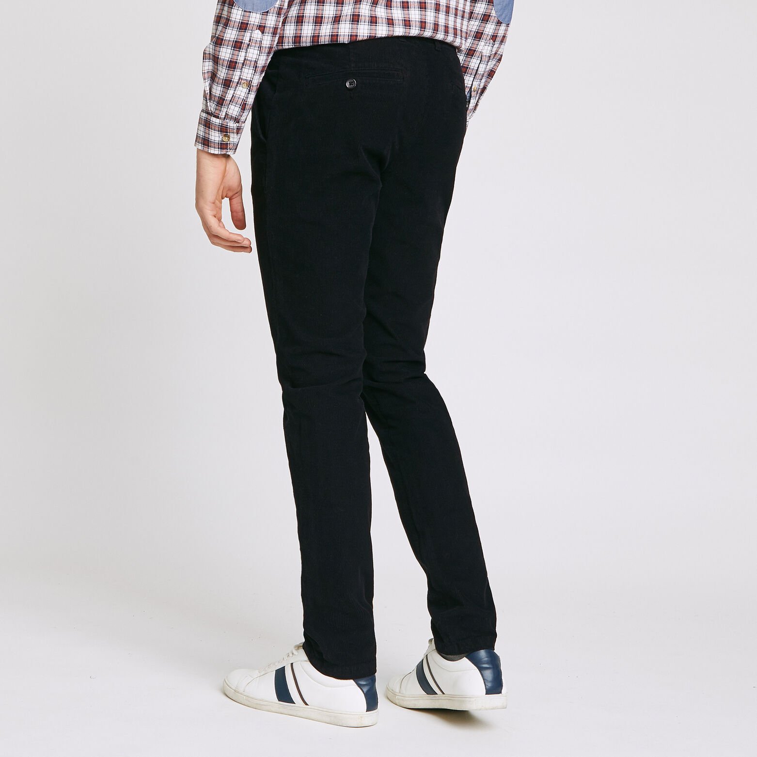 Chino coupe slim en velours