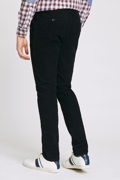 Chino coupe slim en velours