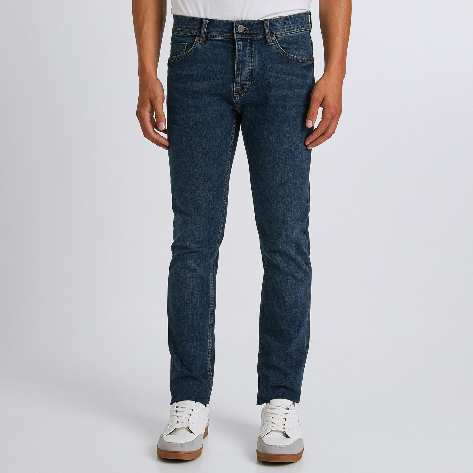 Jean straight #Ben  4 longueurs dirty
