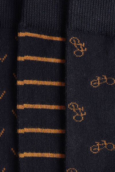 Lot de 3 paires de chaussettes fantaisie
