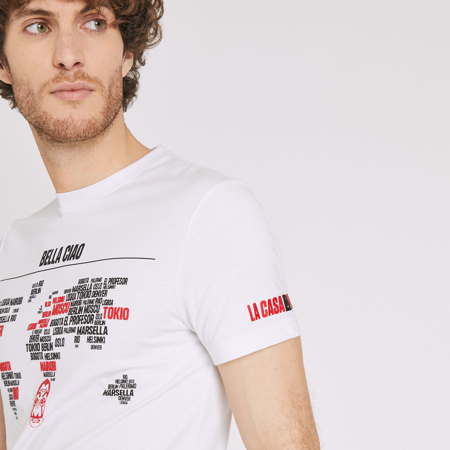 Tee shirt col rond NETFLIX La Casa de Papel