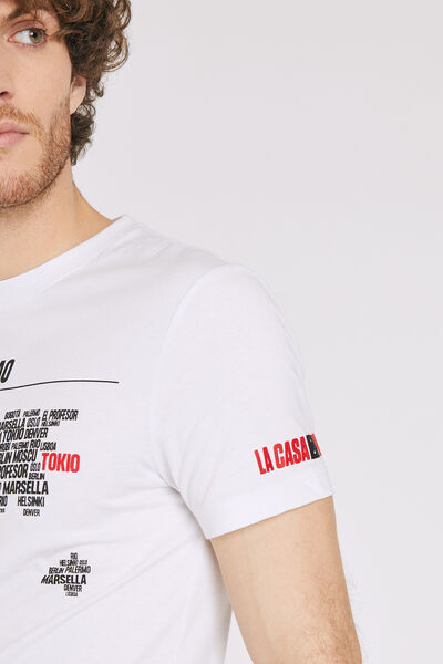 Tee shirt col rond NETFLIX La Casa de Papel