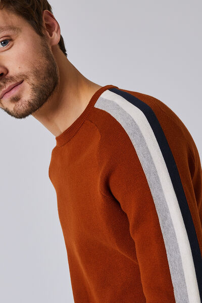 Pull milano avec bandes