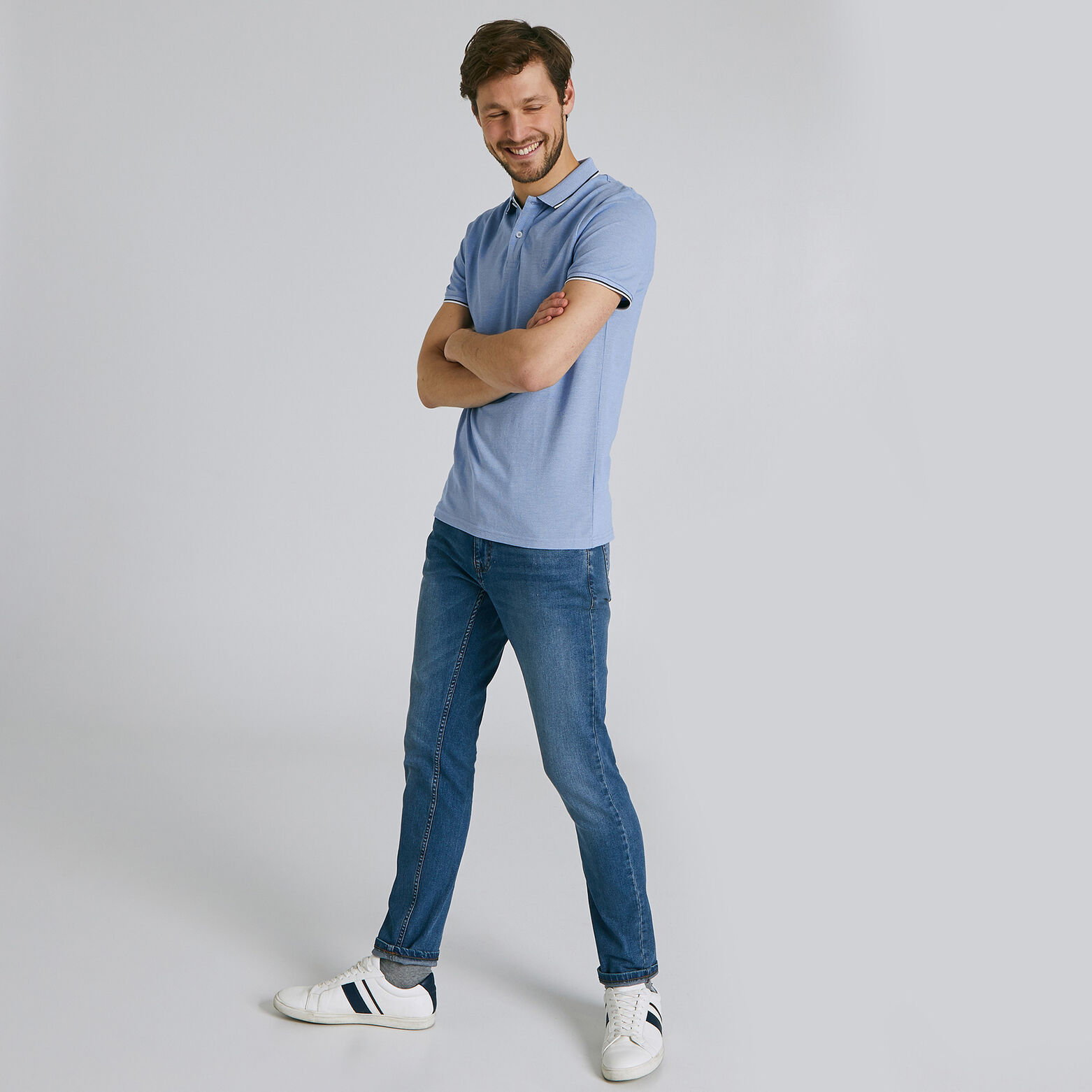 Polo manches courtes regular uni