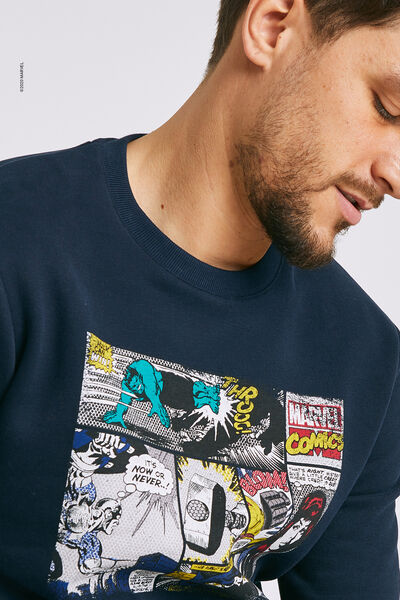 Sweat imprimé licence MARVEL BD