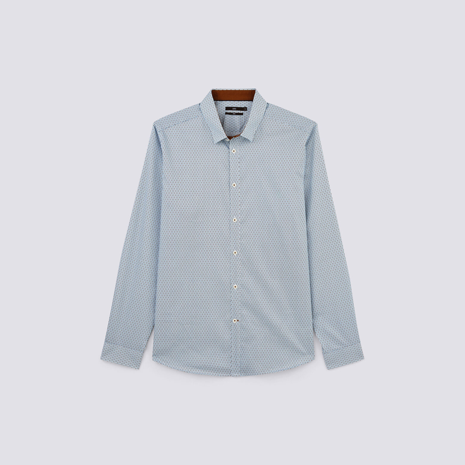 Chemise imprimée coupe ajustée