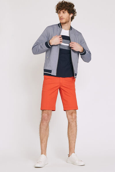 Tee shirt col rond tricolore
