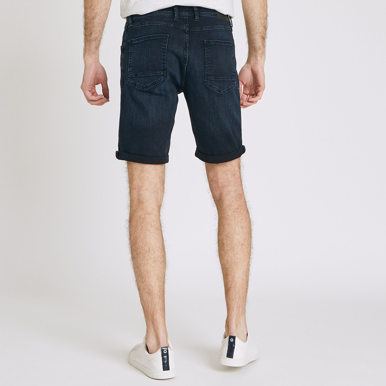 Bermuda en jean stretch Blue Back